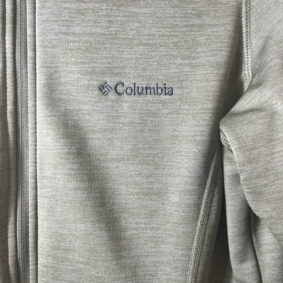 Columbia Women’s Fleece Lined Hooded Zip Up Jacket Green Size Medium Outdoor - Picture 4 of 8